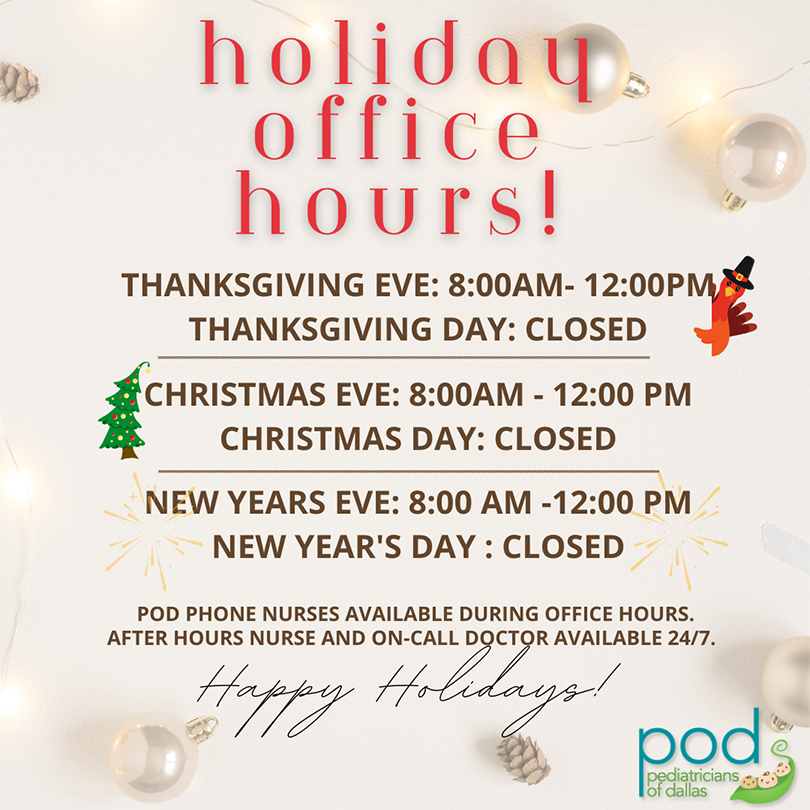 2024 Holiday Office Hours